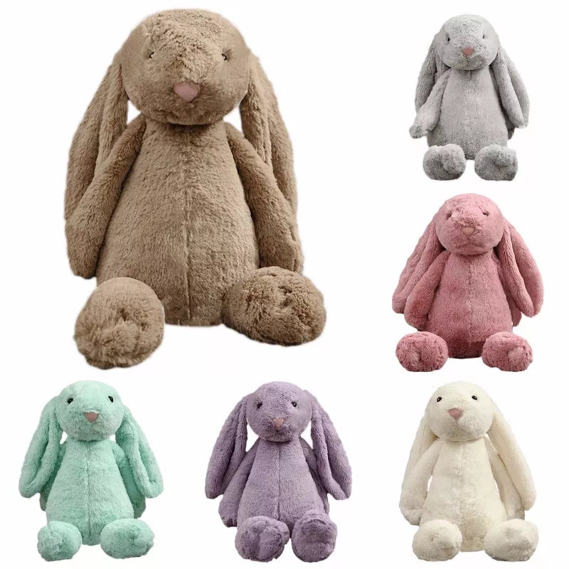 30cm Stuffed Long Ear Rabbit Soft Plush Toys Sleeping Cute Bunny Cartoon Animal Dolls Children Baby Birthday Gift